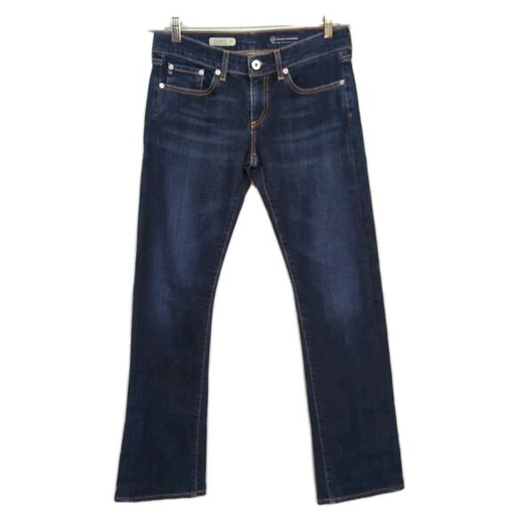 AG Adriano Goldschmied The Tomboy Relaxed Straight Jean Dark Wash Women's 27R - Picture 1 of 7